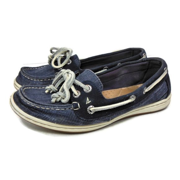 Sperry Shoes Sperry Denim Top Siders Boat Shoes Size 6 Poshmark